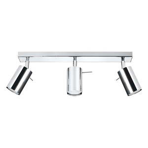 Stropné svietidlo v striebornej farbe Sollux Etna, dĺžka 45 cm vyobraziť