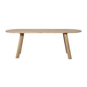 Jedálenský stôl z dubového dreva 90x220 cm Tablo – WOOOD vyobraziť