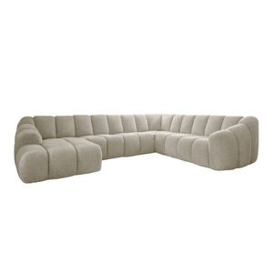 Béžová rohová pohovka (pravý roh/do tvaru "U") Shell – Miuform vyobraziť