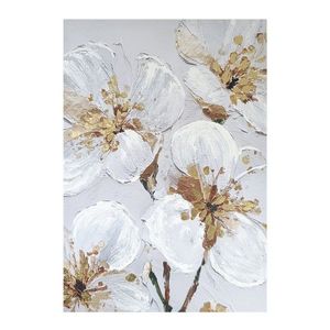 Obraz s ručne maľovanými prvkami 70x100 cm Petal Glow – Styler vyobraziť