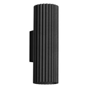 Čierne nástenné svietidlo Gleam – Sollux vyobraziť