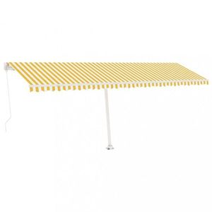 Voľne stojaca ručne zaťahovacia markíza 600x350 cm Dekorhome vyobraziť