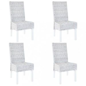 Jedálenská stolička 4 ks ratan / mangovník Dekorhome vyobraziť