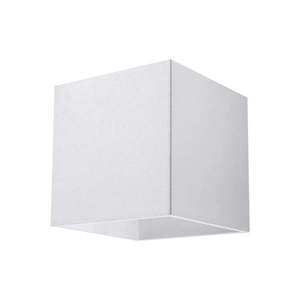 Biele nástenné svietidlo Sollux Geo vyobraziť