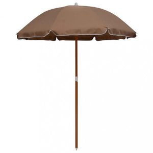 Slnečník s oceľovou tyčou Ø 155 cm Dekorhome vyobraziť