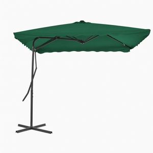 Záhradný slnečník s oceľovou tyčou 250 x 250 cm vyobraziť