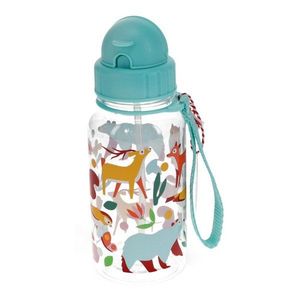 Tyrkysovomodrá tritanová detská fľaša 500 ml Woodland – Rex London vyobraziť