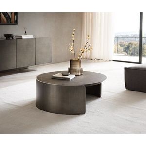 Konferenčný stolík Haru 90x35 cm keramický Laminam® Noir Desir hnedá vyobraziť