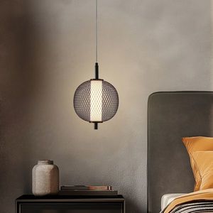 Závesná lampa PUMA s drôteným tienidlom s priemerom 20 cm – dizajnová lampa do obývačky, LED 3000K vyobraziť