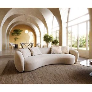 Pohovka Larna 260x120 cm manšestrová béžová vyobraziť