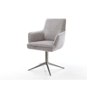 Heira-Flex otočné kreslo s podrúčkami Šnúra strieborno-sivá Grafitová vyobraziť