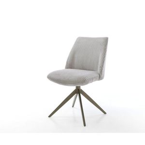 Otočná stolička Elso-Flex Cord Silver Grey Krížový rám so širokou vyobraziť