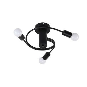 Stropná lampa čierna 3xE27 Filetta vyobraziť