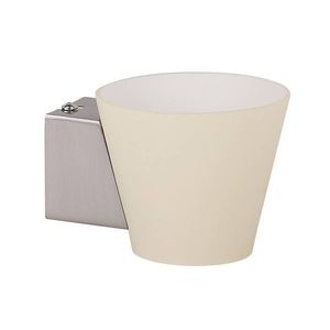 Nástenná lampa biela kužeľová sklenená lampa 40W G9 Simonet vyobraziť