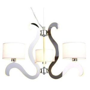 Závesná lampa chróm 3xE14 + LED Ambrosia vyobraziť