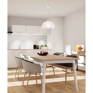 Závesná lampa Pansy 25 1x60W e27 biele tienidlo vyobraziť