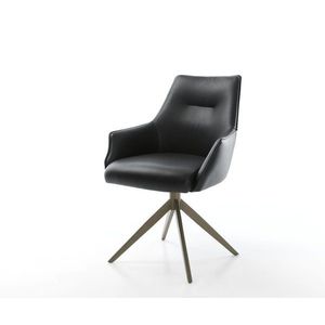 Otočné kreslo Alja-Flex s podrúčkami krížová podstava široký kovový vyobraziť