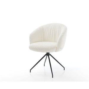 Otočná stolička Caja-Flex s podrúčkami krížová podnož zúžená kovová vyobraziť