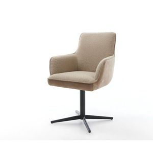 Heira-Flex jedálenská stolička s podrúčkami mix materiálov béžová vyobraziť