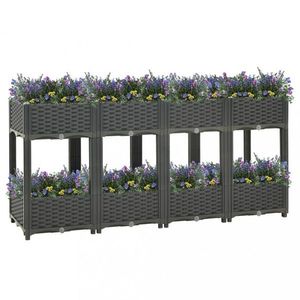 Vyvýšený záhon 160x40x71 cm PP Dekorhome vyobraziť