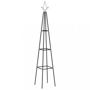 Záhradný opora na popínavé rastliny čierna Dekorhome vyobraziť