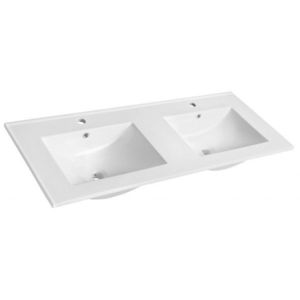 SAPHO - SLIM keramické dvojumývadlo 120x46, 5cm, biela 1601-120 vyobraziť