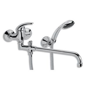 NOVASERVIS - Vaňová paneláková batéria 100 mm Metalia 55 chróm 55037, 0 vyobraziť