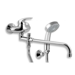 NOVASERVIS - Vaňová paneláková batéria 100 mm Metalia 57 chróm 57037, 0 vyobraziť