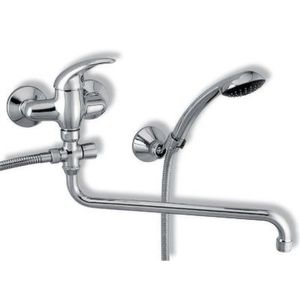 NOVASERVIS - Vaňová paneláková batéria 100 mm Metalia 55 chróm 55075, 0 vyobraziť