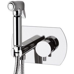 SAPHO - RHAPSODY podomietková batéria s bidetovou spŕškou, guľatá, chróm 1209-07 vyobraziť