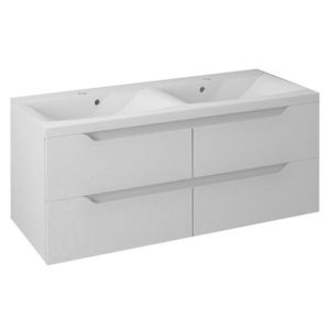 SAPHO - WAVE dvojumývadlová skrinka 119, 7x50x47, 8cm, biela WA120-3030 vyobraziť