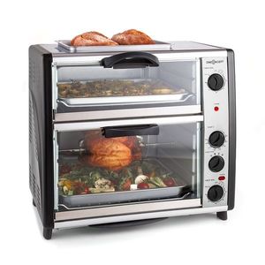 OneConcept All-You-Can-Eat, dvojitá minirúra s grilovaciou platňou, 42 l, 2350 W vyobraziť