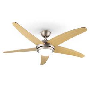 Klarstein Bolero, stropný ventilátor so svietidlom, 55 W, 134 cm, diaľkový ovládač, javorové ramená vyobraziť