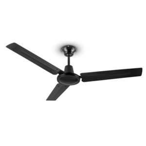 Klarstein Spin Doctor, stropný ventilátor, 55 W, 122 cm, 3 ramená, nehrdzavejúca oceľ, čierny vyobraziť