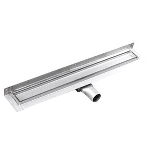 GELCO - MANUS PIASTRA podlahový žľab z nerezové oceli s roštom, nástenný, L-750, DN50 GMP93 vyobraziť