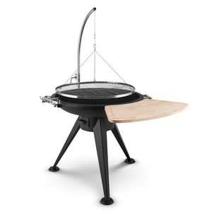 Blumfeldt Delion, závesný otočný gril, ohnisko, Ø 70 cm, dlhý stojan, nehrdzavejúca oceľ vyobraziť