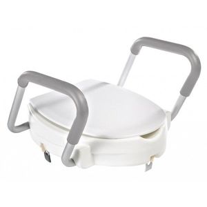 RIDDER - HANDICAP WC sedátko zvýšené 10cm, s madlami, biele A0072001 vyobraziť
