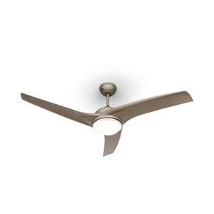 Klarstein Figo, stropný ventilátor, 52", 55 W, stropná lampa, 2 x 42 W, diaľkový ovládač, titán vyobraziť