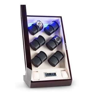 Klarstein Klingenthal, naťahovač na hodinky, chod vľavo-vpravo, 12 hodiniek, LED, dotykový, čierny vyobraziť