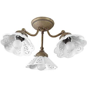 SAPHO - NAPOLI stropné svietidlo 3xE14, 40W, 230V, IP21, keramické tienitko, bronz MC613 vyobraziť