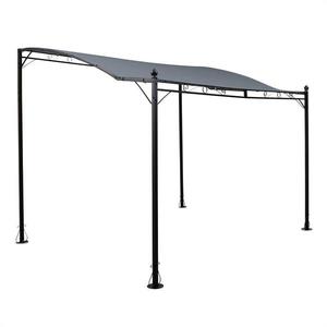 Blumfeldt Allure, pergola, prístrešok, altánok, 300 × 250 cm, polyester, tmavosivá vyobraziť