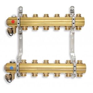 NOVASERVIS - ROZDEĽOVAČ s regulačnými a mechanickými ventilmi 5 okruhov RO05S vyobraziť