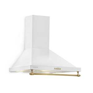 Klarstein Montblanc 60, digestor, 60 cm, nástenný, 610 m³/h, LED, lišta, biely vyobraziť