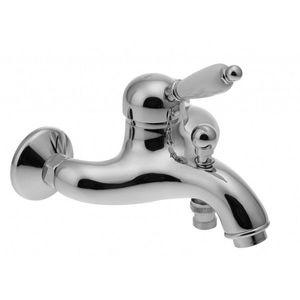 SAPHO - KIRKÉ WHITE nástenná vaňová batéria, biela páčka, chróm KI10BC vyobraziť