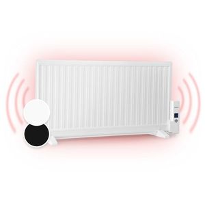 OneConcept Wallander, olejový radiátor, 1000 W, termostat, olejové vyhrievanie, plochý dizajn, biely vyobraziť
