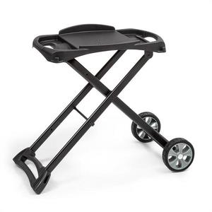 Klarstein Parforce Stand, grilovací stôl, príslušenstvo, PE kolesá, sklopný, čierny vyobraziť