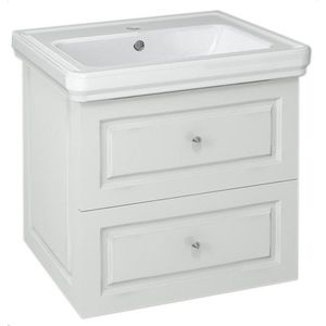 SAPHO - VIOLETA umývadlová skrinka 53, 5x52x42, 5cm, biela pololesk VI060-3131 vyobraziť