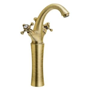 SAPHO - ANTEA stojánkova umývadlová batéria vysoká s výpusťou, výška 300, bronz 3276L vyobraziť