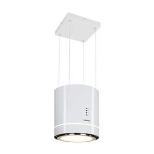 Klarstein Tron Ambience, digestor, 38 cm, ostrovčekový, 540 m³/h, LED, biely vyobraziť