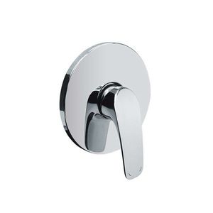 Mereo Sprchová podomietková batéria bez prepínača, Eve, Mbox, gulatý kryt, chróm CBV60105A vyobraziť